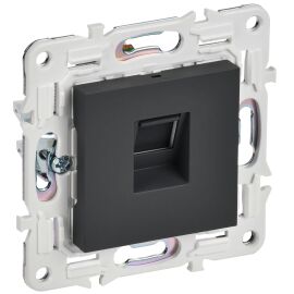 SKANDY Розетка компьютерная RJ45 кат.5E SK-K01G графит IEK