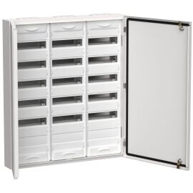 TITAN 5 Корпус металлический ЩРн-216 (3х72) 960х830х140мм IP54 белый (две двери) IEK