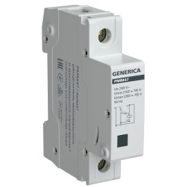 Расцепитель минимальгого и максимального напряжения РММ47 на DIN-рейку GENERICA