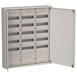 TITAN 5 Корпус металлический ЩРн-216 (3х72) 960х830х140мм IP31 серый (две двери) IEK