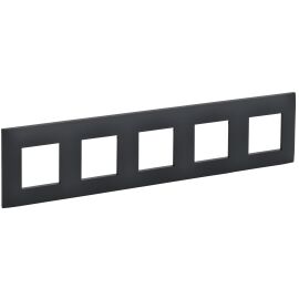 SKANDY Рамка 5-местная SK-F05G графит IEK