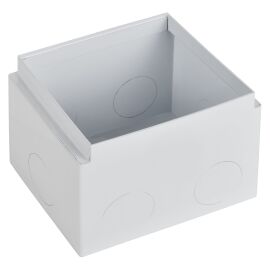 PRIMER Коробка напольная металлическая для лючка на 8 модулей высота 108мм IEK