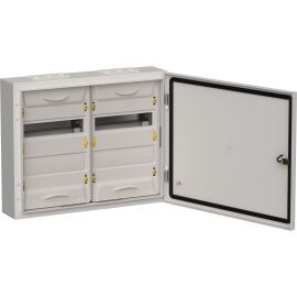TITAN 5 Корпус металлический ЩРн-48 (2х24) 460х570х140мм IP54 серый (одна дверь) IEK