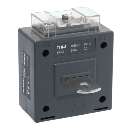 Трансформатор тока ТТИ-А 75/5А, 5ВА, класс 0,5S, IEK ITT10-3-05-0075