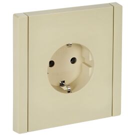 FORTE&PIANO Розетка 1-местная с заземлением без защитных шторок безвинтовое крепление 16А FP414 вани