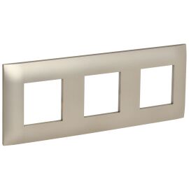 SKANDY Рамка 3-местная SK-F03Sh шампань IEK