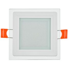 Светильник светодиодный ДВО 1623 со стеклом квадрат 6Вт 4000К IP20 IEK