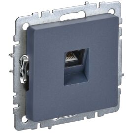 BRITE Розетка компьютерная RJ45 кат.6 РК11-БрМ маренго IEK