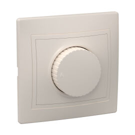 Светорегулятор поворотный, 400Вт, ВСР10-1-0-ККм, кремовый, IEK EDK10-K33-03-DM