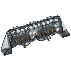 TEKFOR Шина N "ноль" в комбинированном DIN-изоляторе "Стойка" 6х9-(4+4)-Ч IEK