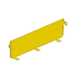 Заглушка торцевая оптического лотка 360мм, ITK DS-360-318G0