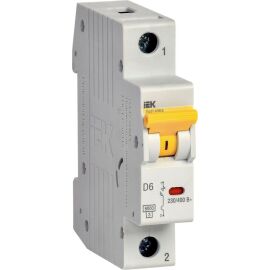 Автоматический выключатель ВА47-60МА без теплового расцепителя 1P 6А 6кА D IEK