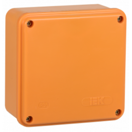 Коробка распаячная огнестойкая ПС 100х100х50мм 6P 4мм2 IP44, IEK UKF20-100-100-050-6-4-09