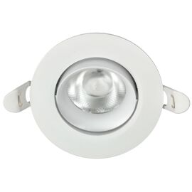 PRO Светильник светодиодный поворотный ДВО 1812 7Вт 4000К IP20 круг белый IEK