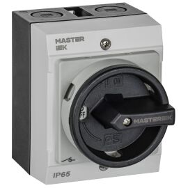 Переключатель кулачковый в боксе закрытая рукоятка 10А схема 91 IEK