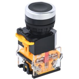 Кнопка управления D8-11 d=22мм 1NO+1NC черная IEK