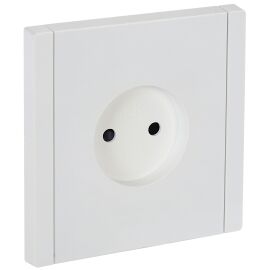 FORTE&PIANO Розетка 1-местная без заземления с защитными шторками винтовое крепление 10А FP217 белый