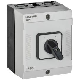 Переключатель кулачковый в боксе стандартная рукоятка 16А схема 56 IEK