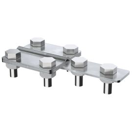 Зажим соединительный контрольный прямой пруток-полоса оцинкованная сталь IEK