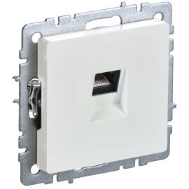 BRITE Розетка компьютерная RJ45 кат.6 РК11-БрЖ жемчуг IEK