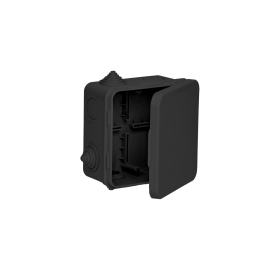 Коробка расп. для о/п КМ41256, 100х100х50мм, IP54, 8 гермовводов, черная, IEK UKO31-100-100-050-K02 