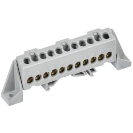 TEKFOR Шина L "фаза" в комбинированном DIN-изоляторе "Стойка" 6х9-11-Ср IEK