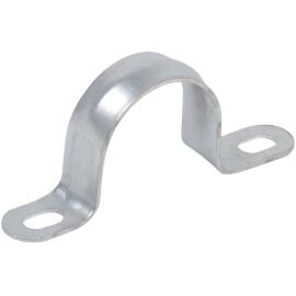 ELASTA Скоба металлическая двухлапковая d=16-17мм с крепежным отверстием 6х4 (10шт/упак) IEK