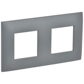 SKANDY Рамка 2-местная SK-F02Gr серый IEK