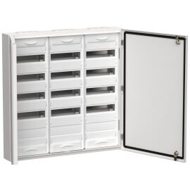 TITAN 5 Корпус металлический ЩРн-180 (3х60) 835х830х140мм IP54 белый (две двери) IEK