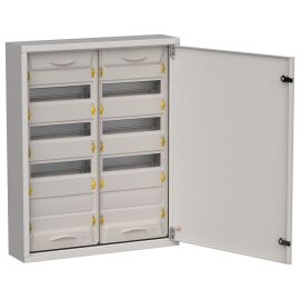 TITAN 5 Корпус металлический ЩРн-96 (2х48) 710х570х140мм IP31 серый (одна дверь) IEK