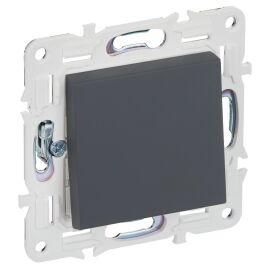 SKANDY Выключатель 1-клавишный перекрестный 10А SK-V03G графит IEK