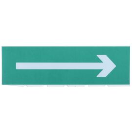 Сменное табло "Направление к эвакуационному выходу направо" для оповещателей охранно-пожарных светов