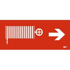 Этикетка самоклеящаяся 330х140мм "Пожарный кран/стрелка направо" IEK