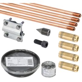 Комплект заземления 6/16 омедненная сталь IEK