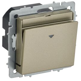 BRITE Выключатель карточный 30А ВС10-1-8-БрШ шампань IEK