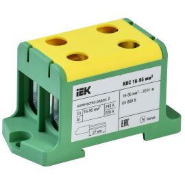 Клемма вводная силовая КВС 16-95мм2 2х-рядная PE IEK