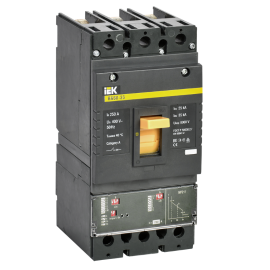 Выключатель автоматический ВА88-35 3Р 250А 35кА с электронным расцепителем MP 211, IEK SVA31-3-0250