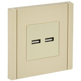 FORTE&PIANO Розетка USB A+A 3,1А FP449 ваниль IEK