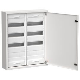 TITAN 5 Корпус металлический ЩРн-96 (2х48) 710х570х140мм IP31 белый (одна дверь) IEK