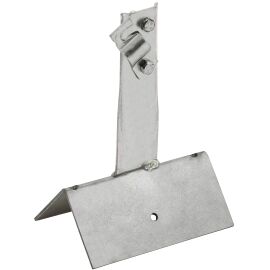 Держатель проводника круглого 6-10мм винтовой для конька широкого h=80мм нержавеющая сталь IEK