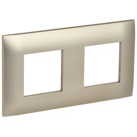 SKANDY Рамка 2-местная SK-F02Sh шампань IEK