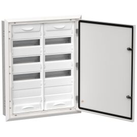 TITAN 5 Корпус металлический ЩРв-96 (2х48) 755х625х130мм IP31 белый (одна дверь) IEK
