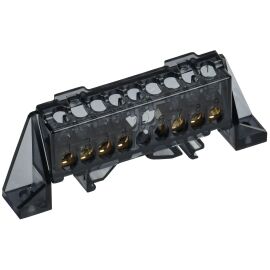 TEKFOR Шина N "ноль" в комбинированном DIN-изоляторе "Стойка" 6х9-(3+4)-Ч IEK