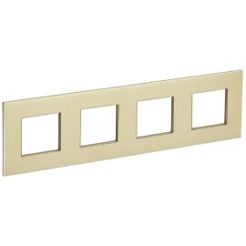 SKANDY Рамка 4-местная SK-F34Sh металл шампань IEK