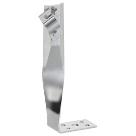 Держатель проводника круглого 6-10мм винтовой угловой скрученный h=140мм нержавеющая сталь IEK