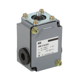 Выключатель концевой ВПК-2110-БУ2, толкатель, IP65, IEK KV-1-2110-1