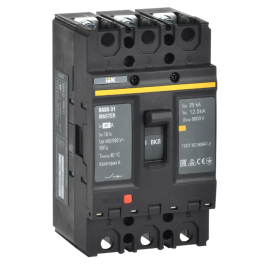 Выключатель автоматический ВА88-31 3Р 40А 25кА MASTER, IEK SVA00-3-0040-02