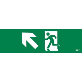 Этикетка самоклеящаяся 310х90мм "Фигура/стрелка вверх влево" IEK