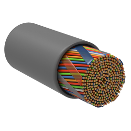 Кабель UTP 10 пар, Кат.5e, внутр., 0,48мм, PVC, серый, 305м, ITK LC1-C5E10-111