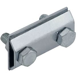 Зажим соединительный сквозной пруток-пруток 8мм оцинкованная сталь HDZ IEK